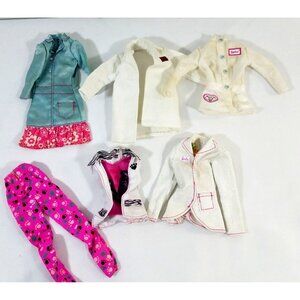 Barbie Doll Clothing Lot Of Jackets & Outfits
